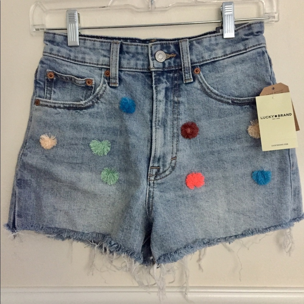 Lucky Brand Pom Pom Short